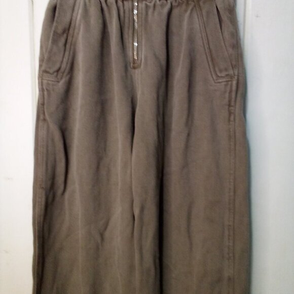 Zara Pants Girls 9 (134) Casual Elastic Drawstring Straight Brown - Picture 5 of 16